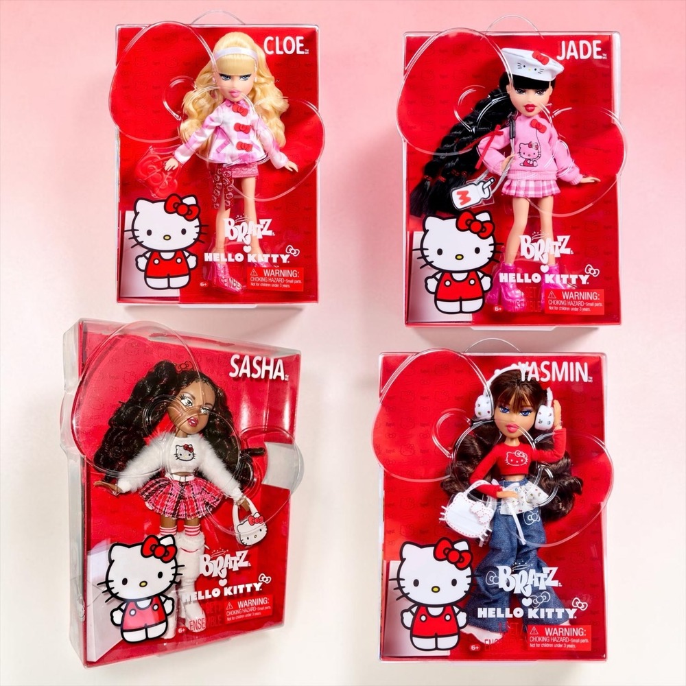 Bratz x Hello Kitty Collector Doll Set Cloe Jade Sasha Yasmin Sanrio 50th LOT